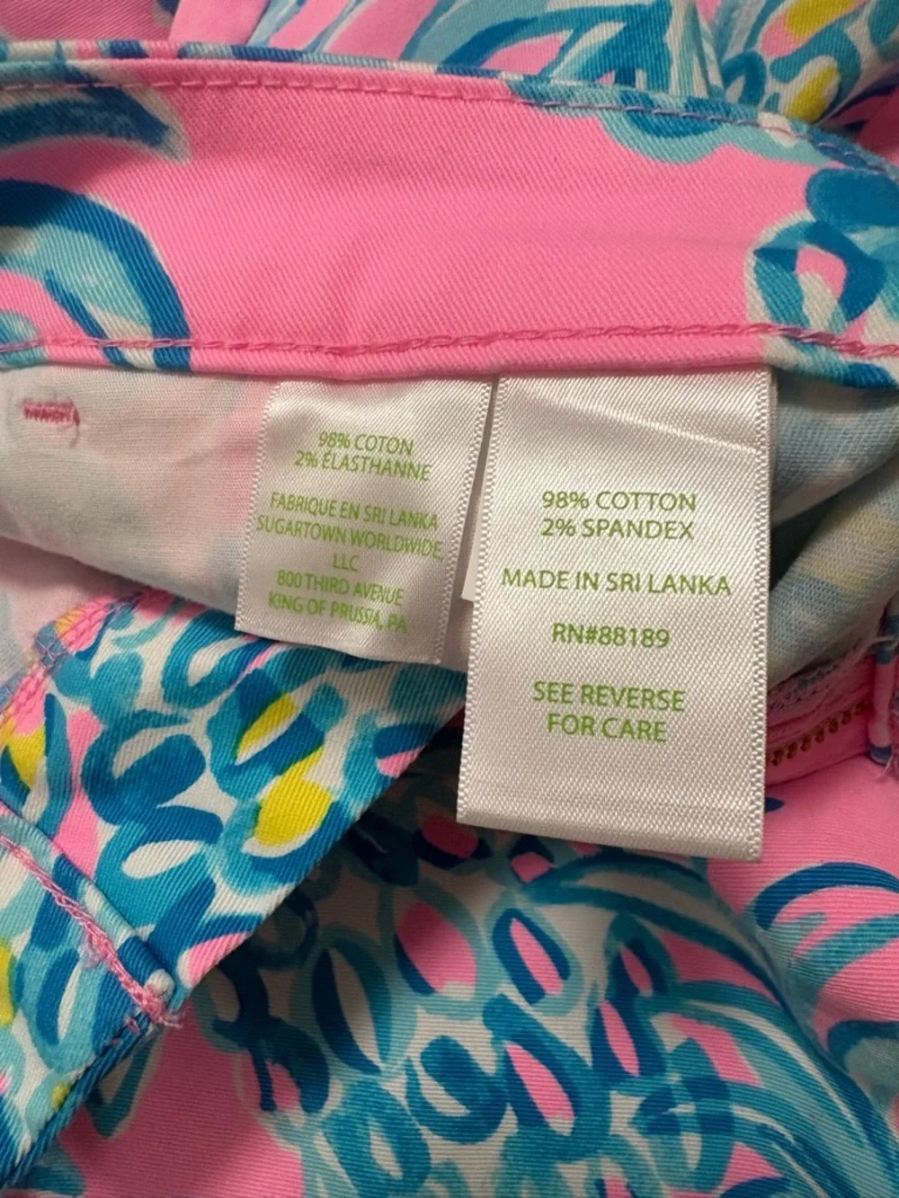 Lilly Pulitzer Stretch Buttercup Shorts in Pelican Pink Beat the Heat 14 NWOT